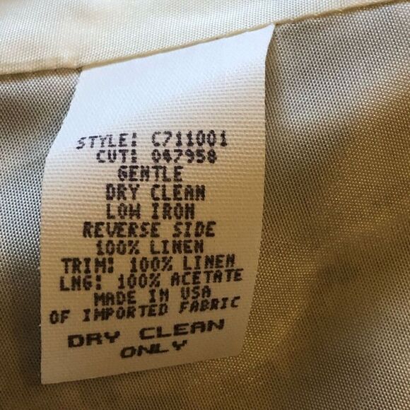 NEW Canvasbacks Linen Jungle Print Normcore Blazer Size 6 Career/Casual NWOT - Picture 13 of 15